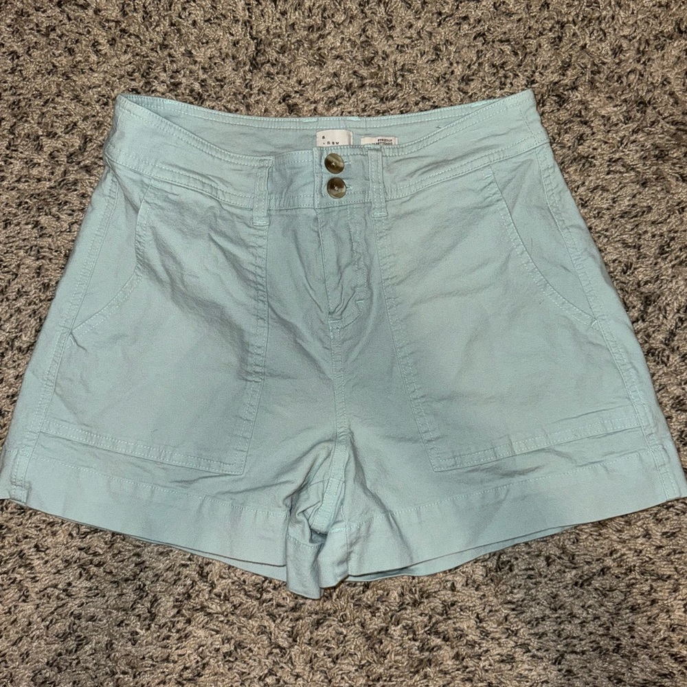 A New Day Blue Khaki Shorts